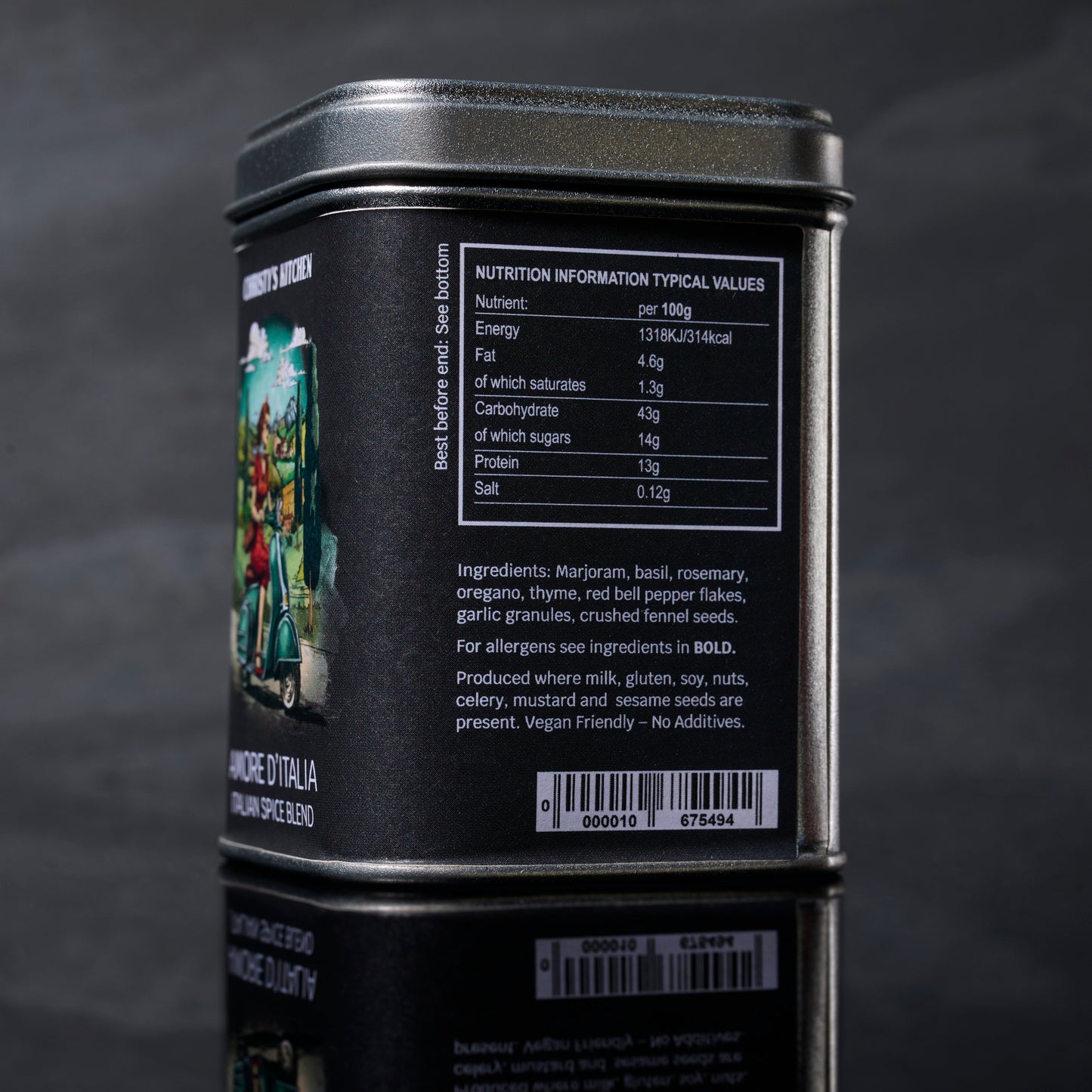 Amore D'Italia Spice Blend Side 2 Packaging