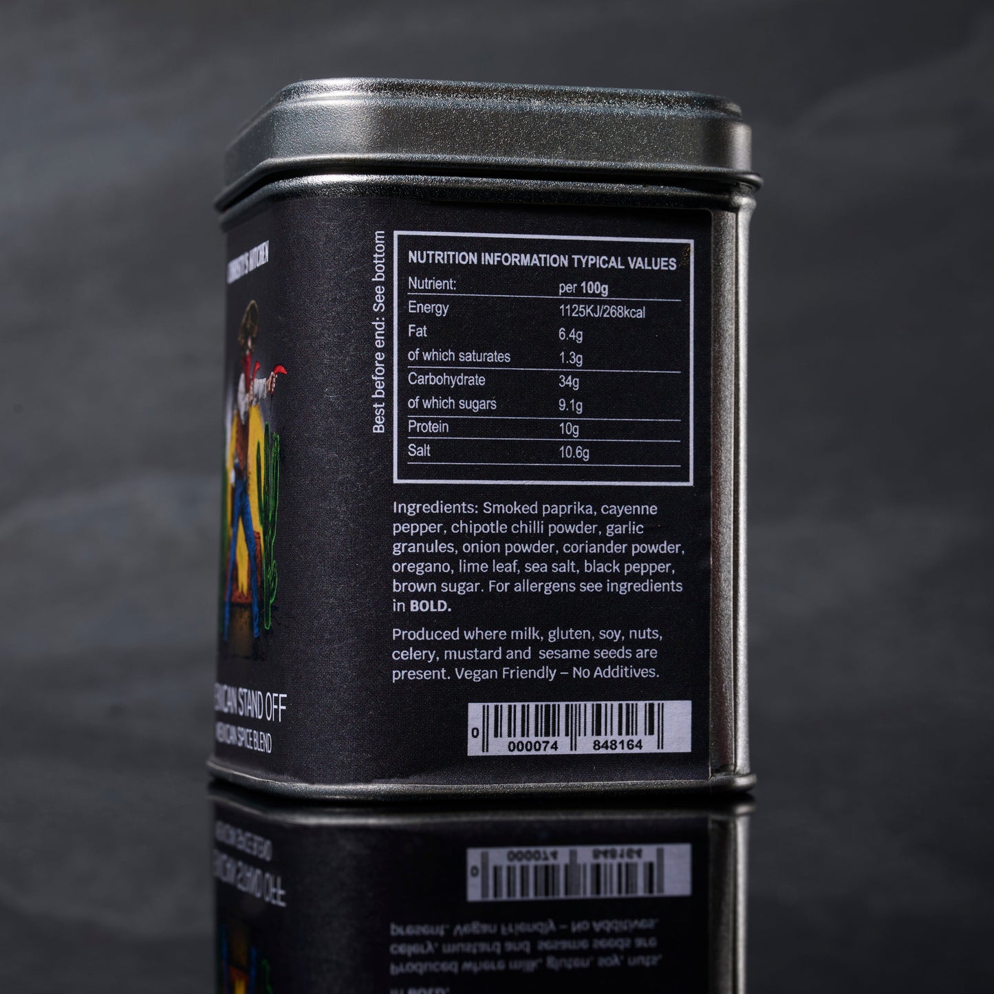 Mexican Stand Off Spice Blend Spice Side 2 Packaging