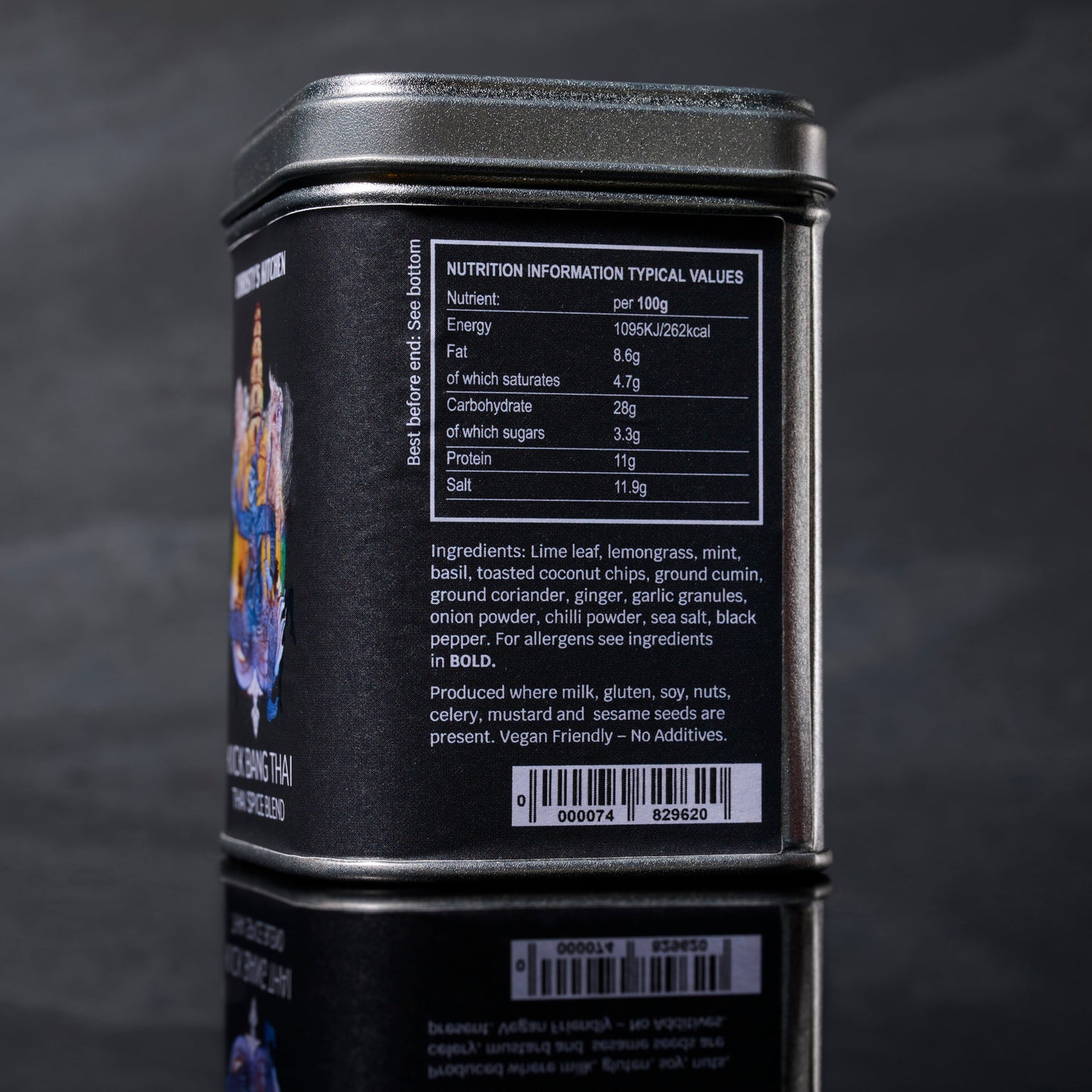 Kick Bang Thai Spice Blend Side 2 Packaging