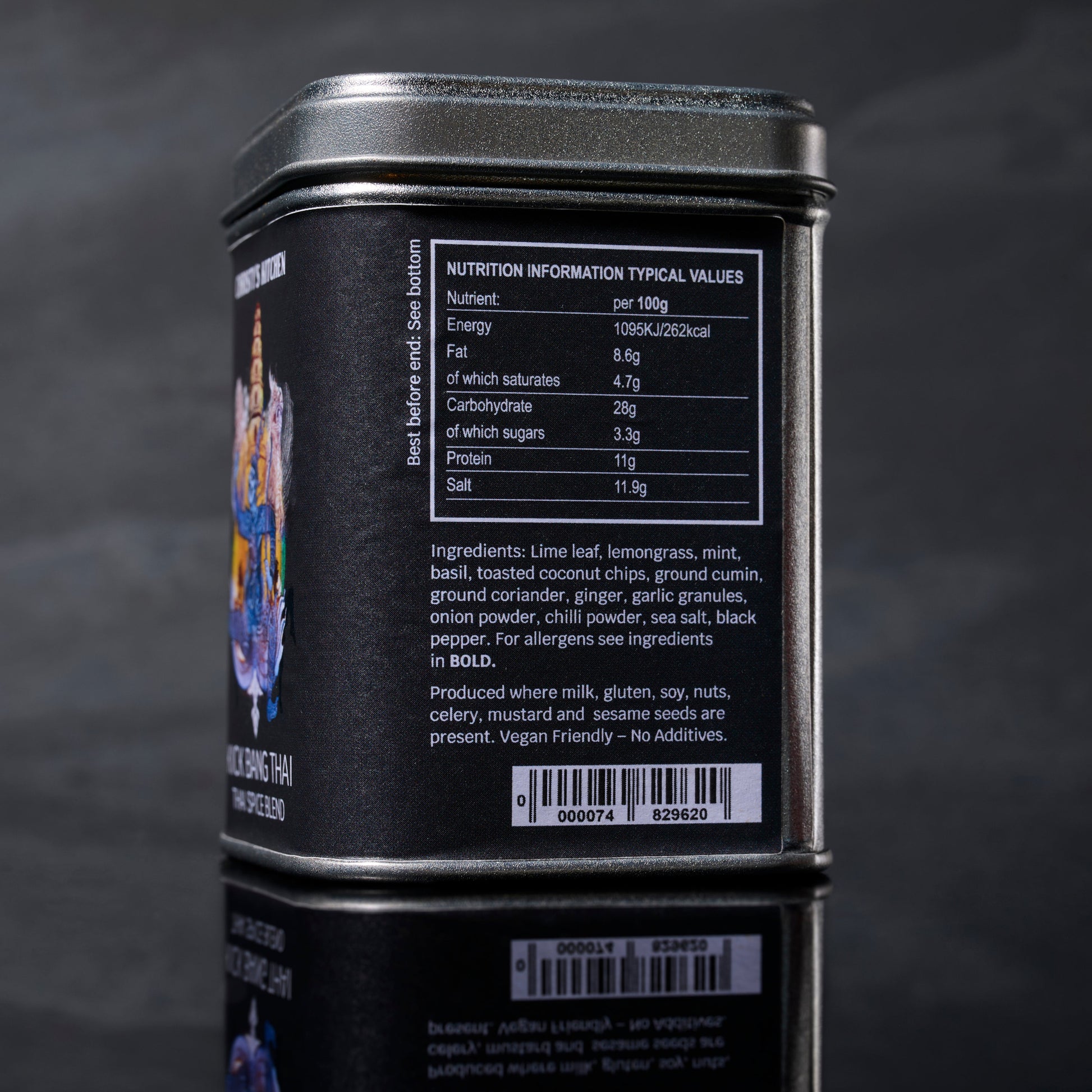 Kick Bang Thai Spice Blend Side 2 Packaging