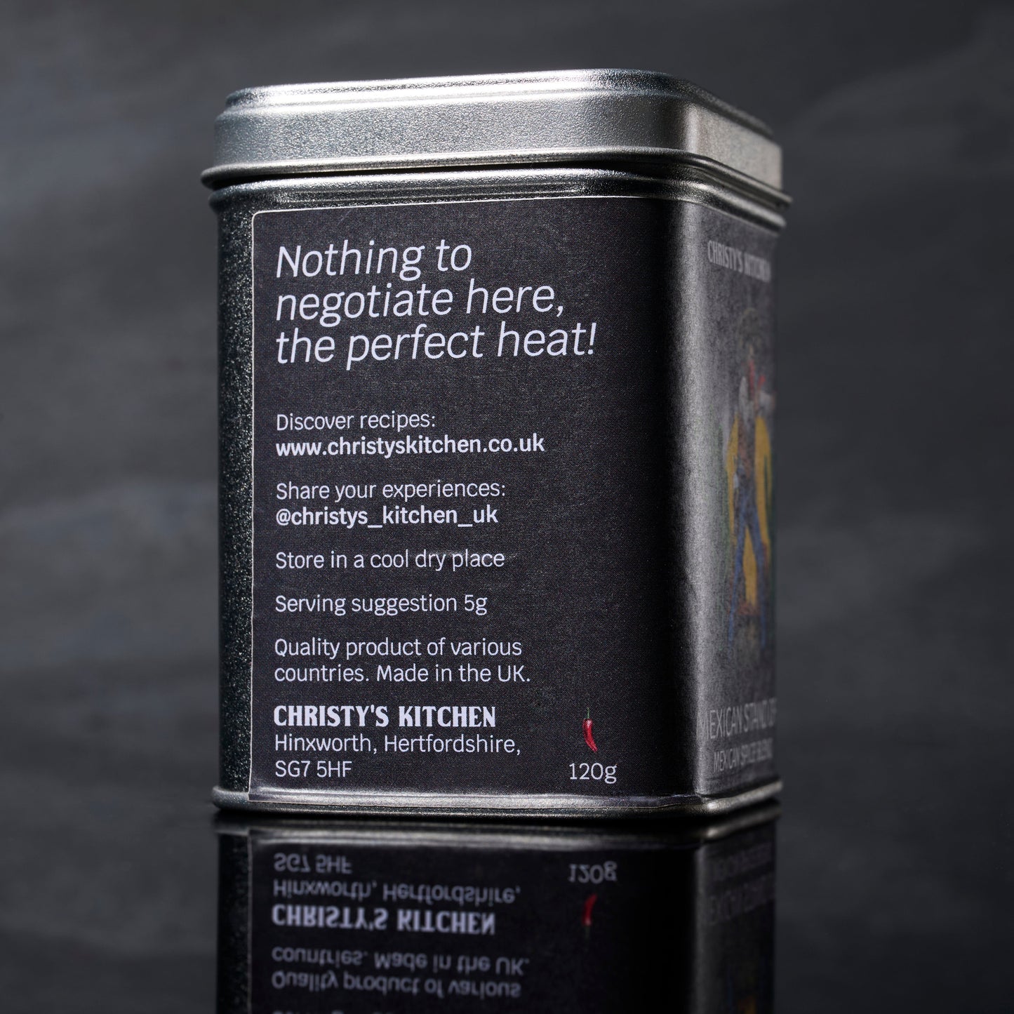 Mexican Stand Off Spice Blend Spice Side 1 Packaging