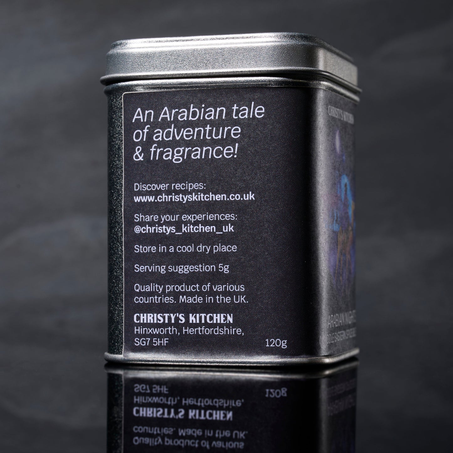 Middle Eastern Spice Blend Side 1 Packaging