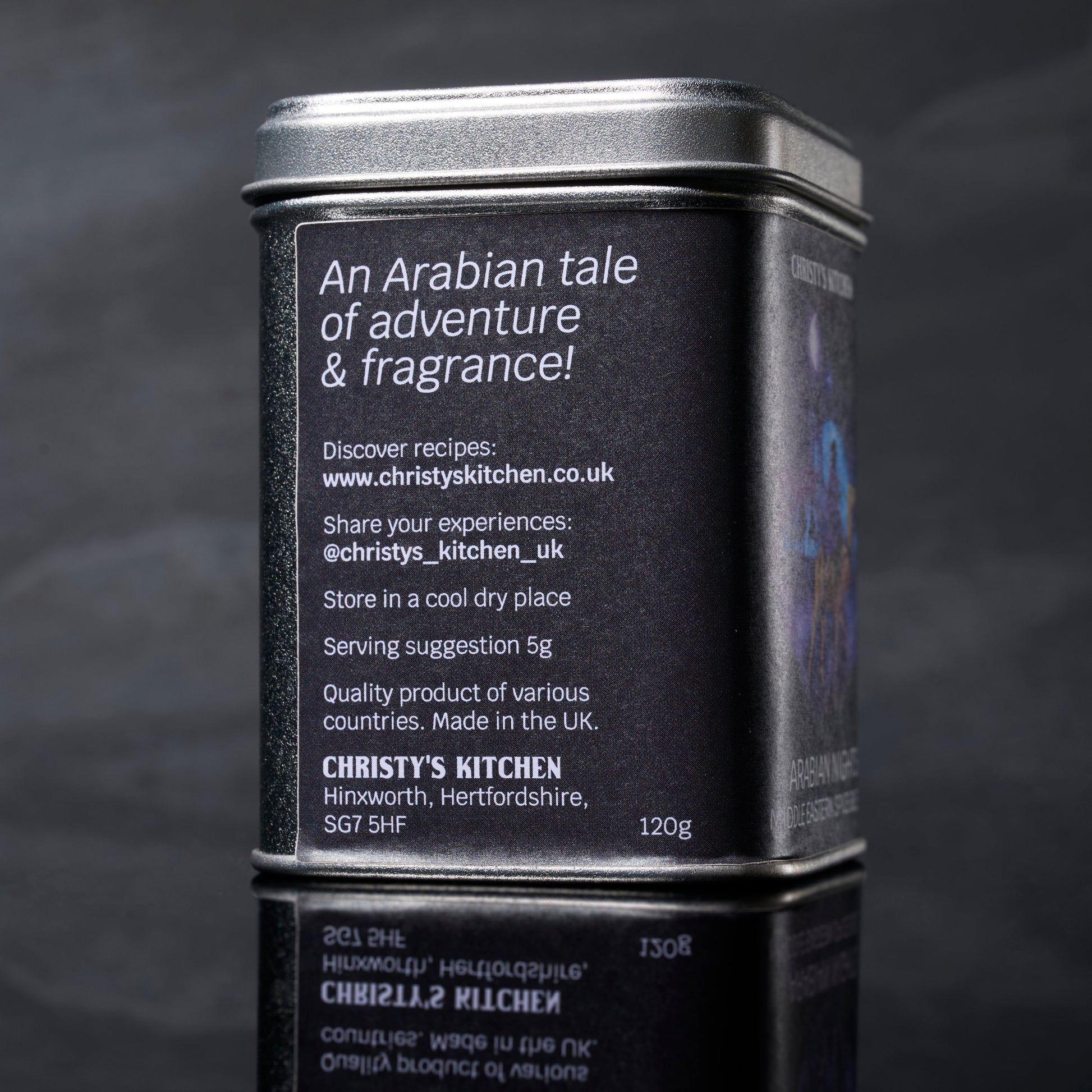 Middle Eastern Spice Blend Side 1 Packaging